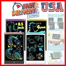 Multi-Tablet LCD Writing Set for Kids - Perfect Travel Doodle Boards Ages 3-6