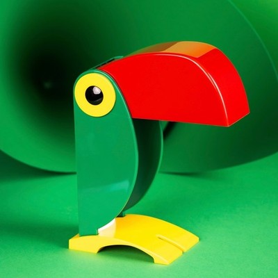 Toucan table lamp by Enea Ferrari desk Linea Zero Old Timer Ferrari Italy 1970s