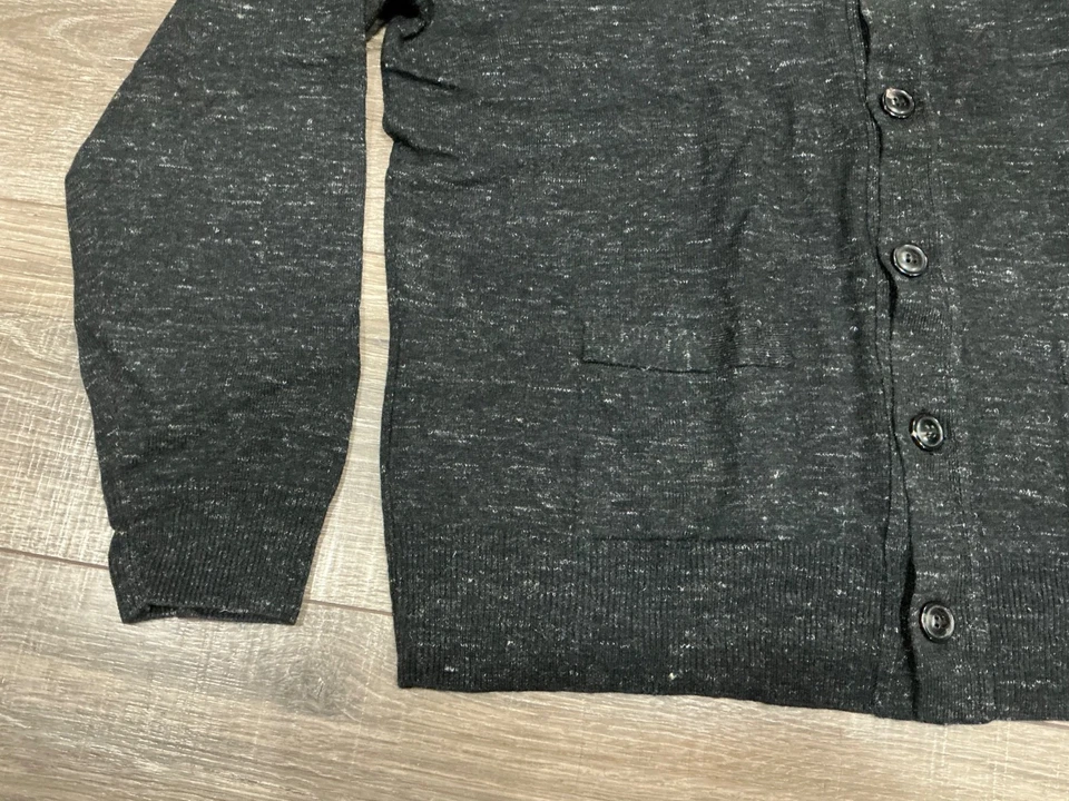 Cárdigan Suéter Todd Snyder Mezcla Lana Negro/Blanco Destacado Para Hombres XL NUEVO CON ETIQUETAS B35 Foto 2 de 4