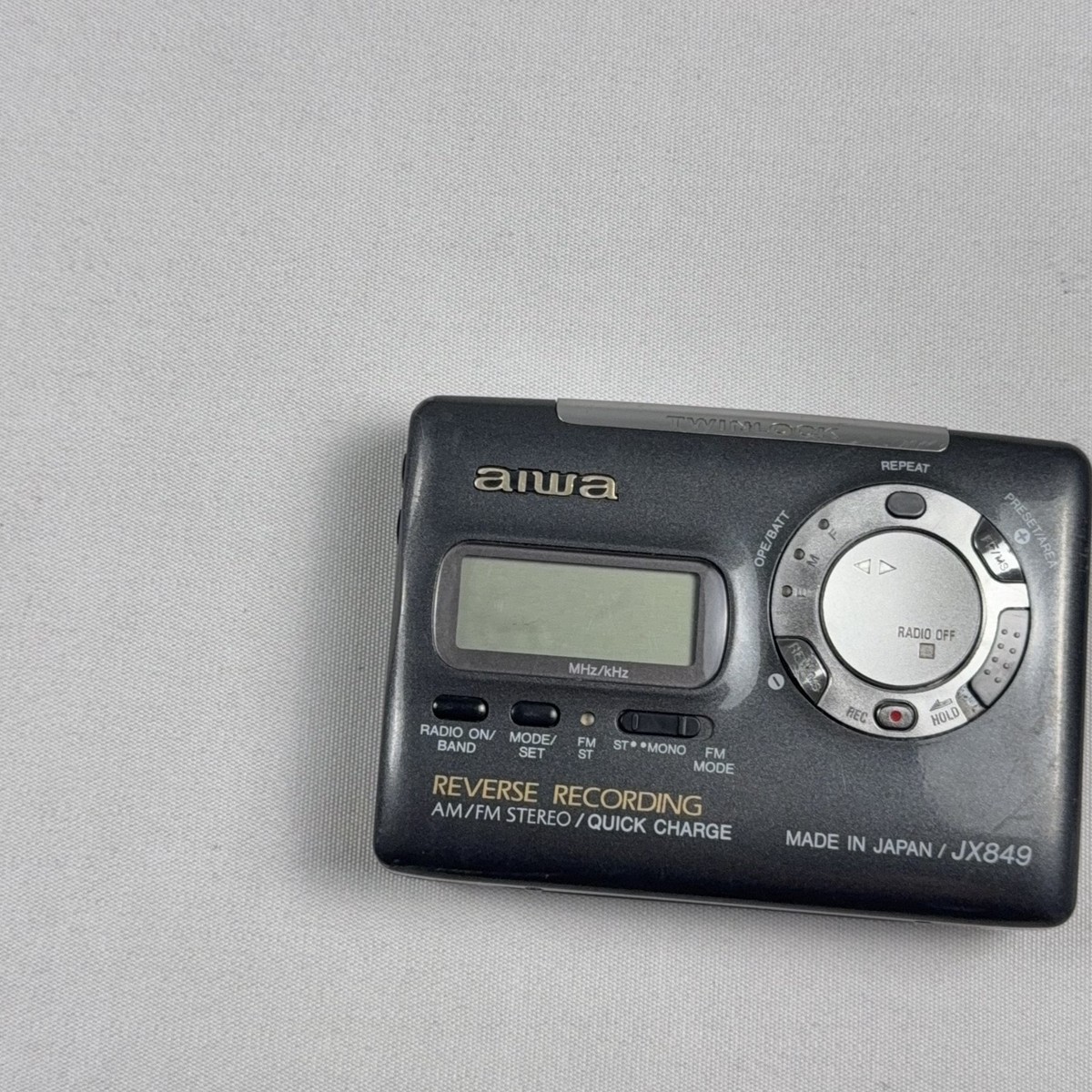 Aiwa HS-JX 849 Stereo Cassette Walkman UNTESTED For Parts *AS IS