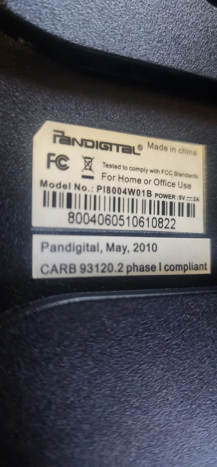 Pandigital 7" Digital Picture Frame w/Remote Works VG+ WiFi SD Video Audio - Image 4 of 4