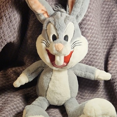 Warner Bros. Looney Tunes Bugs Bunny Plush Stuffed Animal Small 6-14 in 1993