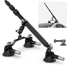 Triple Suction Cup Car Mount for Gopro/Instal 360/DJI/AKASO