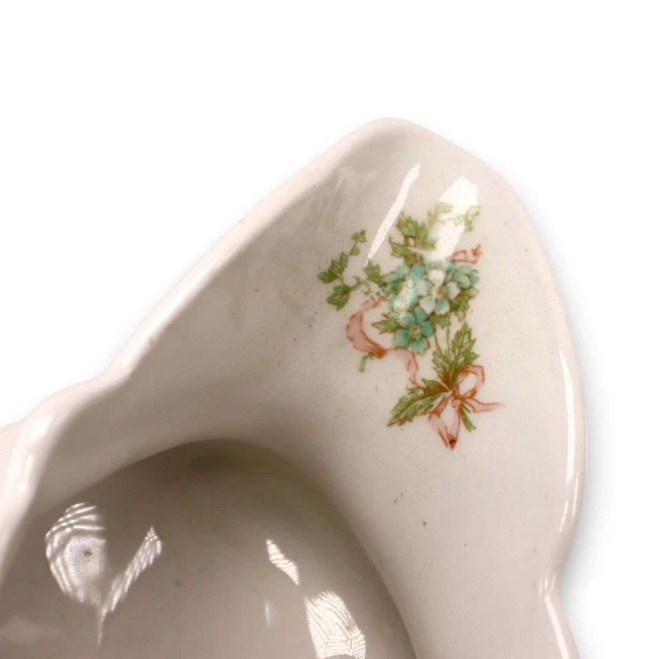 Johnson Bros Gravy Boat con placa base Meakin porcelana a juego C. 1900 Foto 4 de 4