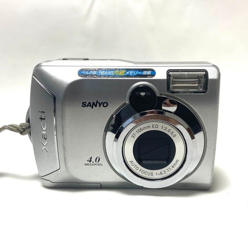 Sanyo Xacti DSC-S4 Digital Camera Silver AA Battery Powered Used Japan Tested - Picture 2 of 11