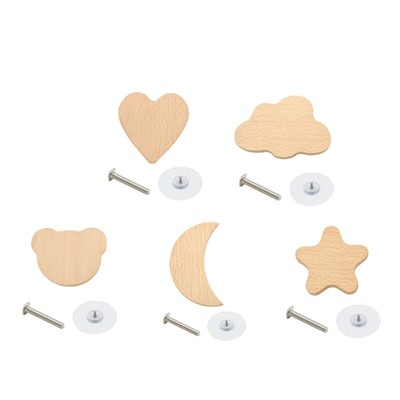 Cupboard Furniture Drawer Pulls Handles with Screws Clouds Cabinet Knobs-