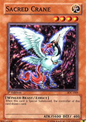 Sacred Crane - IOC-069 - Common - Unlimited Edition x1 - Moderately Played