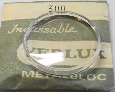 Verre De Montre De Plongeon TENAX Diamètre 35 Mm - Bague à Tension Chromée - Neuf Sans Boîte