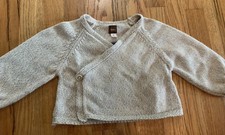 Tea Collection Wrap Sweater Flower girls size 3