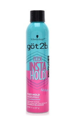 Got2b Flex Insta Hold Hairspray Hair Spray, 9.1 oz FAST FREE SHIPPING