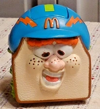 1993 Vintage McDonald's Happy Meal Toy - Food Fundamentals Changeables Sandwich