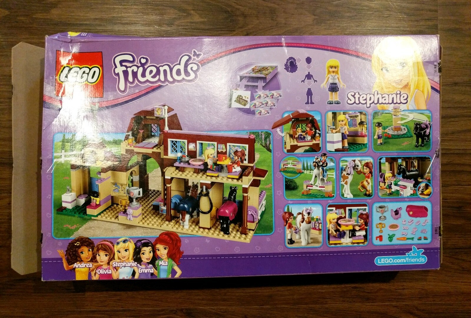 lego friends riding