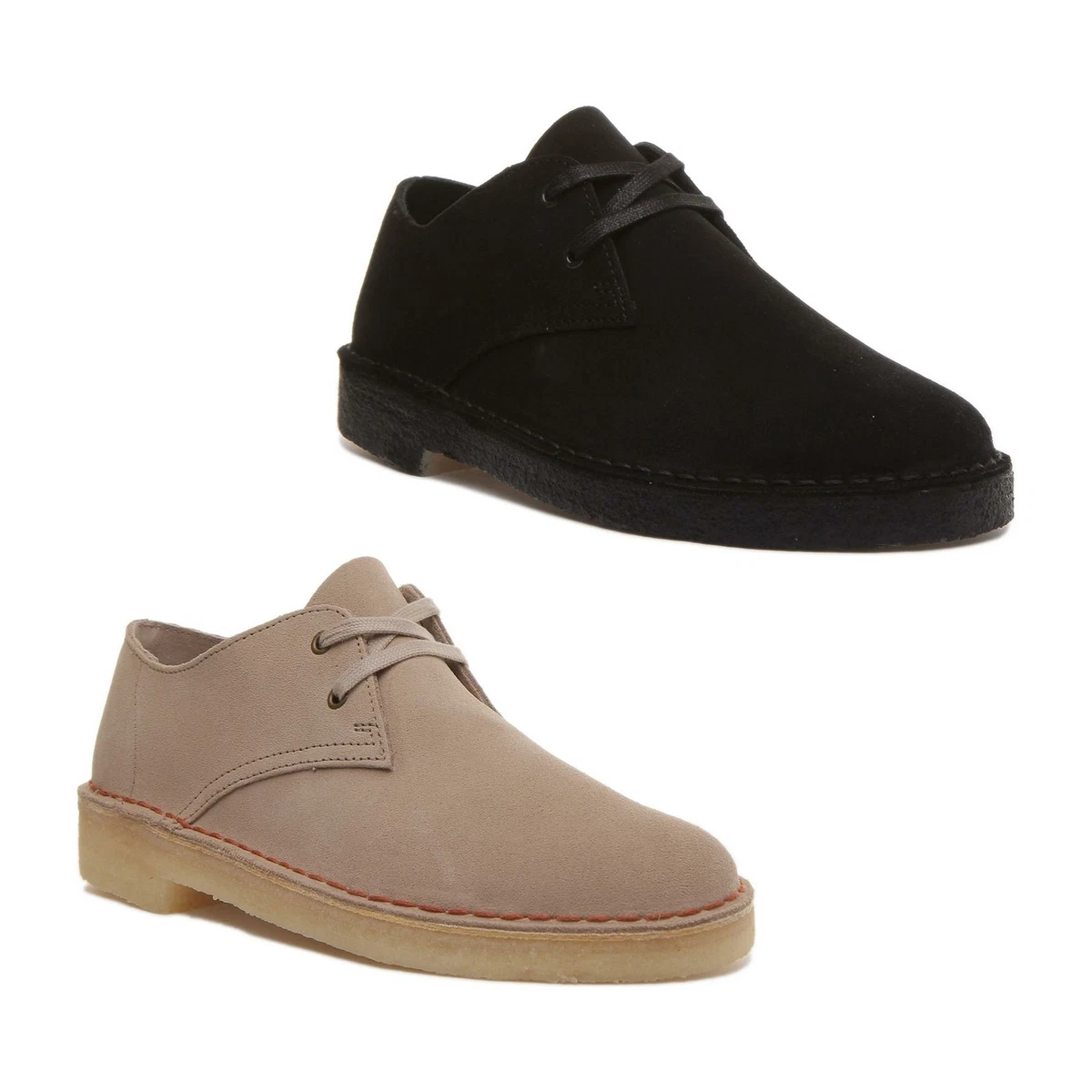 Clarks Originals Desert Khan Black Low Cut Finish And Classic Size US 8 13