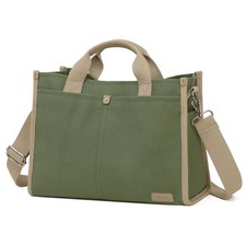 Marvolia Canvas Tote Bag for Women with Pockets Work Crossbody Purses Shoulde...