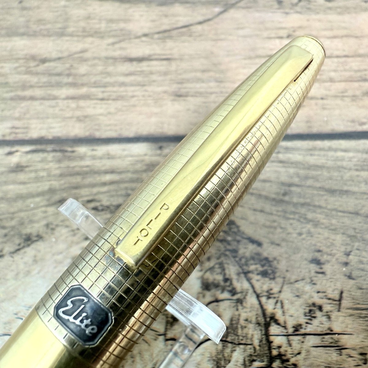 RARE PILOT CUSTOM ELITE 18K-750 Nib:F R14K FOUNTAIN PEN VINTAGE