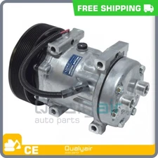 AC Compressor SD7H15 fits Agco / Case-IH / Caterpillar / DEUTZ / New QR