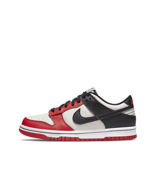 Nike Dunk Low EMB NBA 75th Anniversary Chicago Red Black DD3363-100 Retro