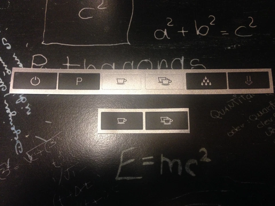 Jura Impressa F50 / F5 Tastensymbol Aufkleber Sticker ***Premium Qualität***