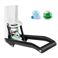 16 oz Metal Aluminum Can Crusher, Wall Mounted Heavy Duty Smasher - Alloy Steel