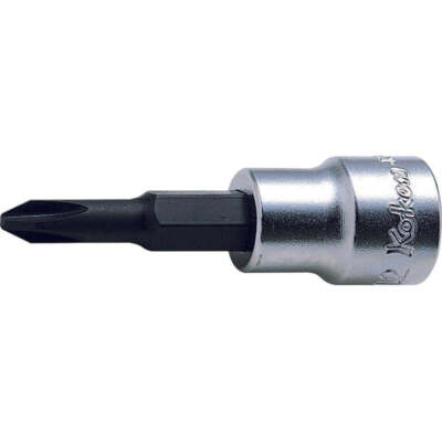 Ko-ken 3000-1 Phillips 3/8''Sq. Drive Bit Socket PH1 L.60 mm