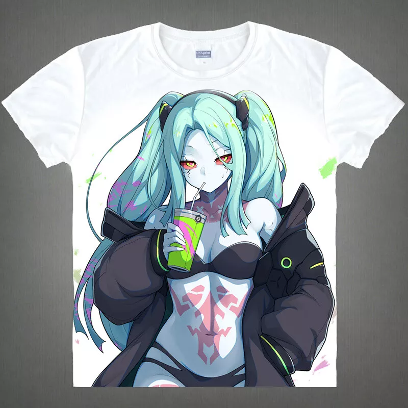 Cyberpunk Edgerunners Rebecca Anime Womens T-Shirt Tee