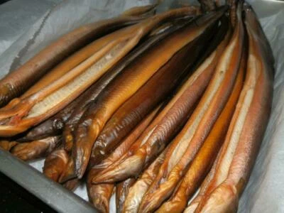 ROMANSFAMOUS EeL HOT SMOKED Wild Caught 16oz for $ 30 !! US SELLER !!