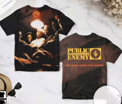 Public Enemy Yo Bum Rush The Show Album AOP 3D  Shirt FULL SIZE S-5XL