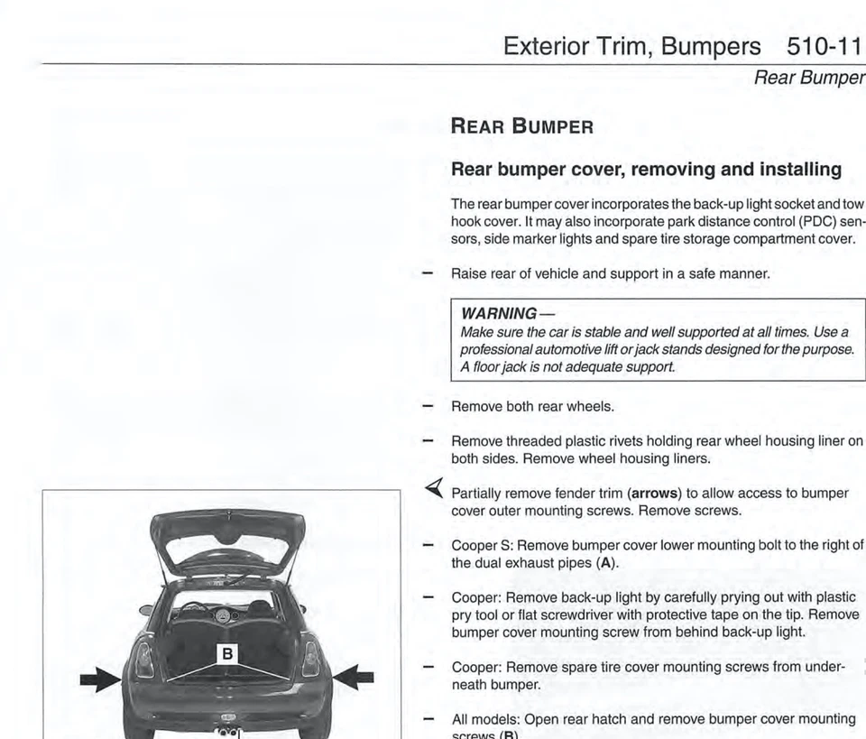 Mini cooper - Cooper S (2002-2006)  manuale officina  repair manual - Immagine 3 di 4