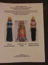 NG Creations Sewing Pattern #5  fits 28" Best Fashion Friend Barbie Doll