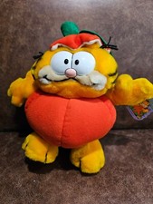 Dakin Garfield Cat plush toy Halloween 1981 Cartoon Stuffed Animal Pumpkin