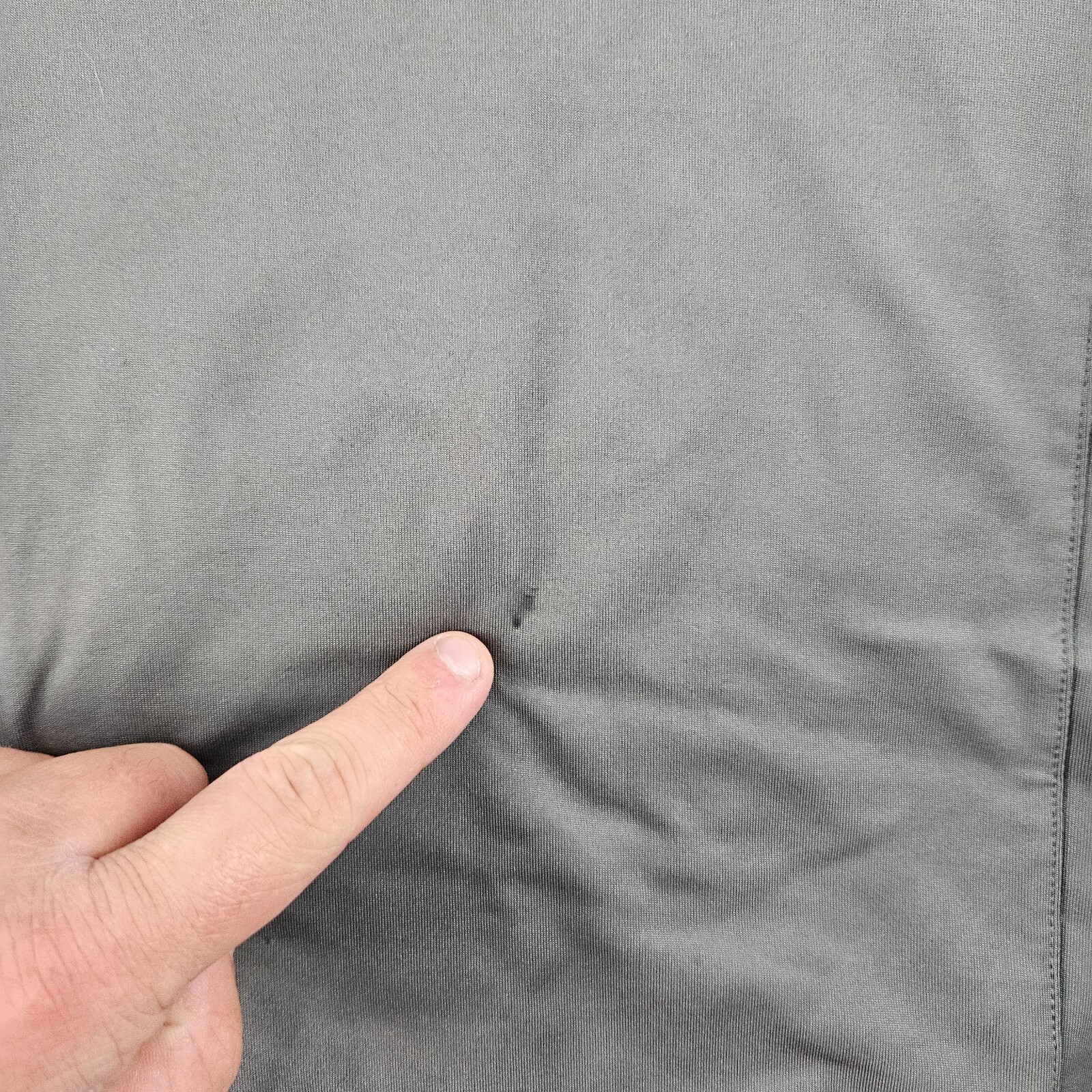 Straight Down Pullover Mens Size Large Gray Quart… - image 4