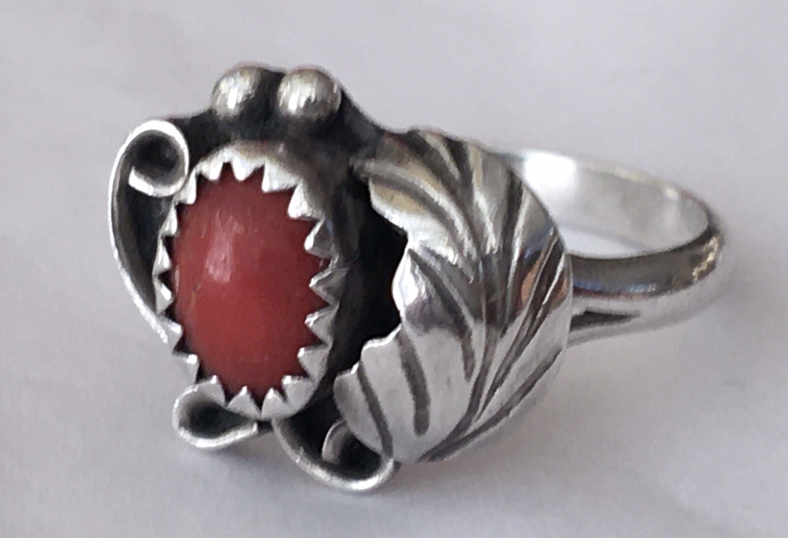 Native 925 Estate Sterling Silver Split Shank Bea… - image 4