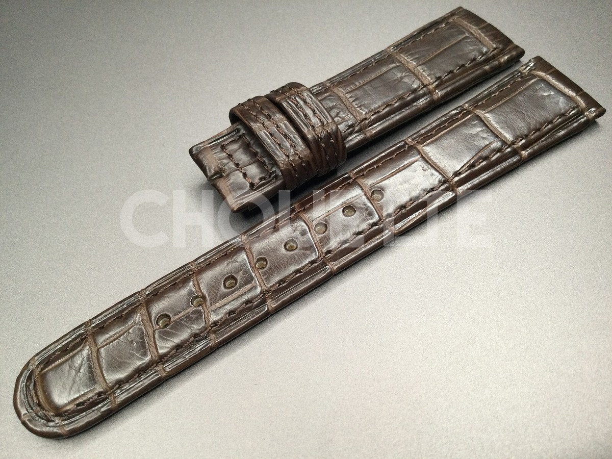 OEM Grand Seiko 18mm Brown Crocodile Leather Band Strap GS SBGX009