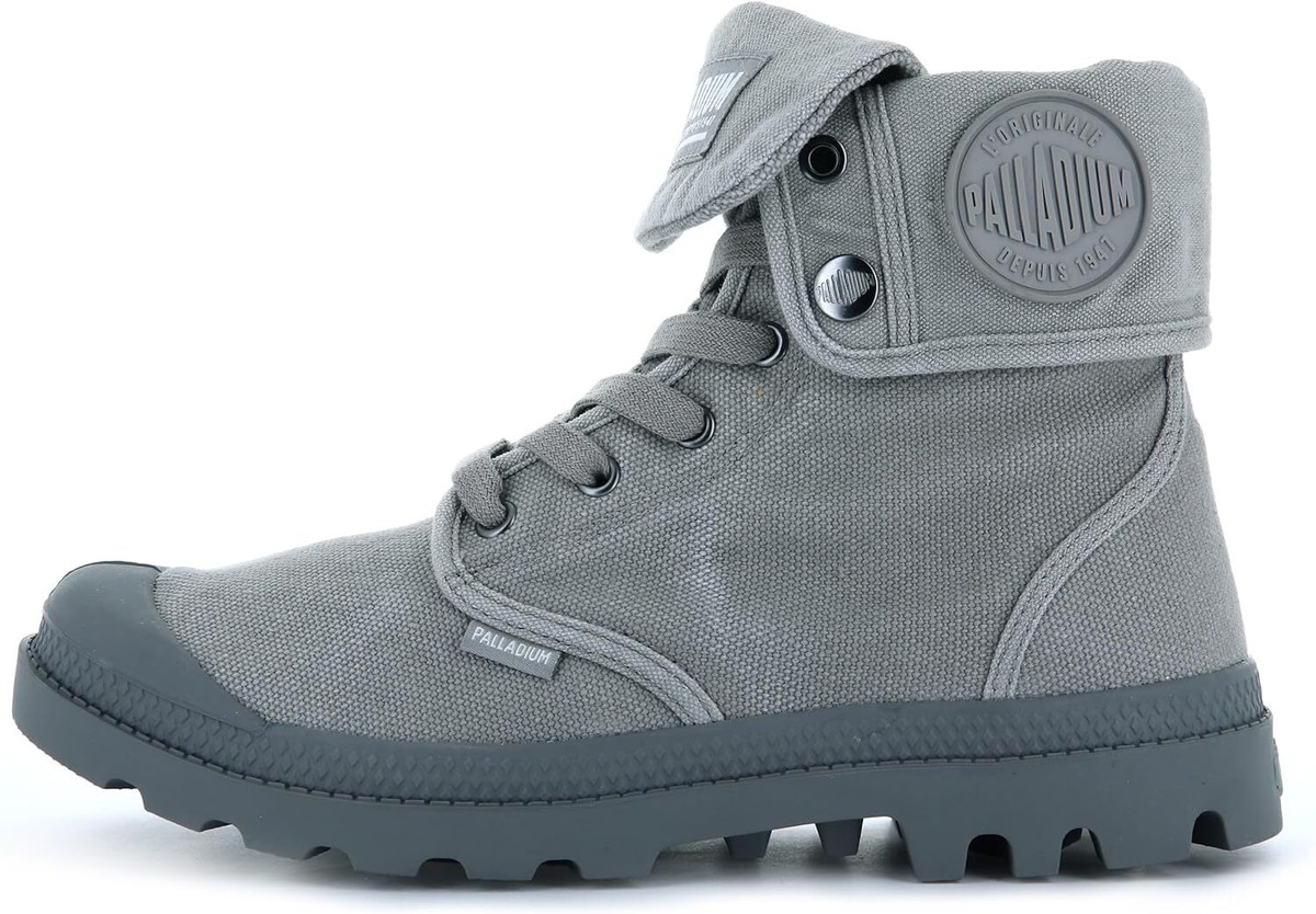 Palladium Pallabrouse Baggy Boot Shoes Grey High Top High-rise Men\'s Size 7 www.militarysurplusworld.com | Army Navy Surplus - Tactical  main image 4