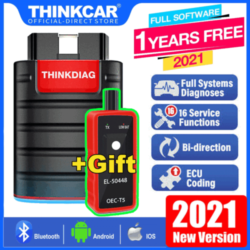 2022 THINKDIAG Bluetooth OBD2 Scanner Bidirectional Diagnostic Tool ECU Coding 2022 THINKDIAG Bluetooth OBD2 Scanner Bidirectional Diagnostic Tool ECU Coding
