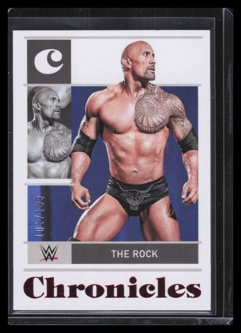 83ページ 2022 Panini Chronicles WWE Red 83 The Rock 101/199 | eBay