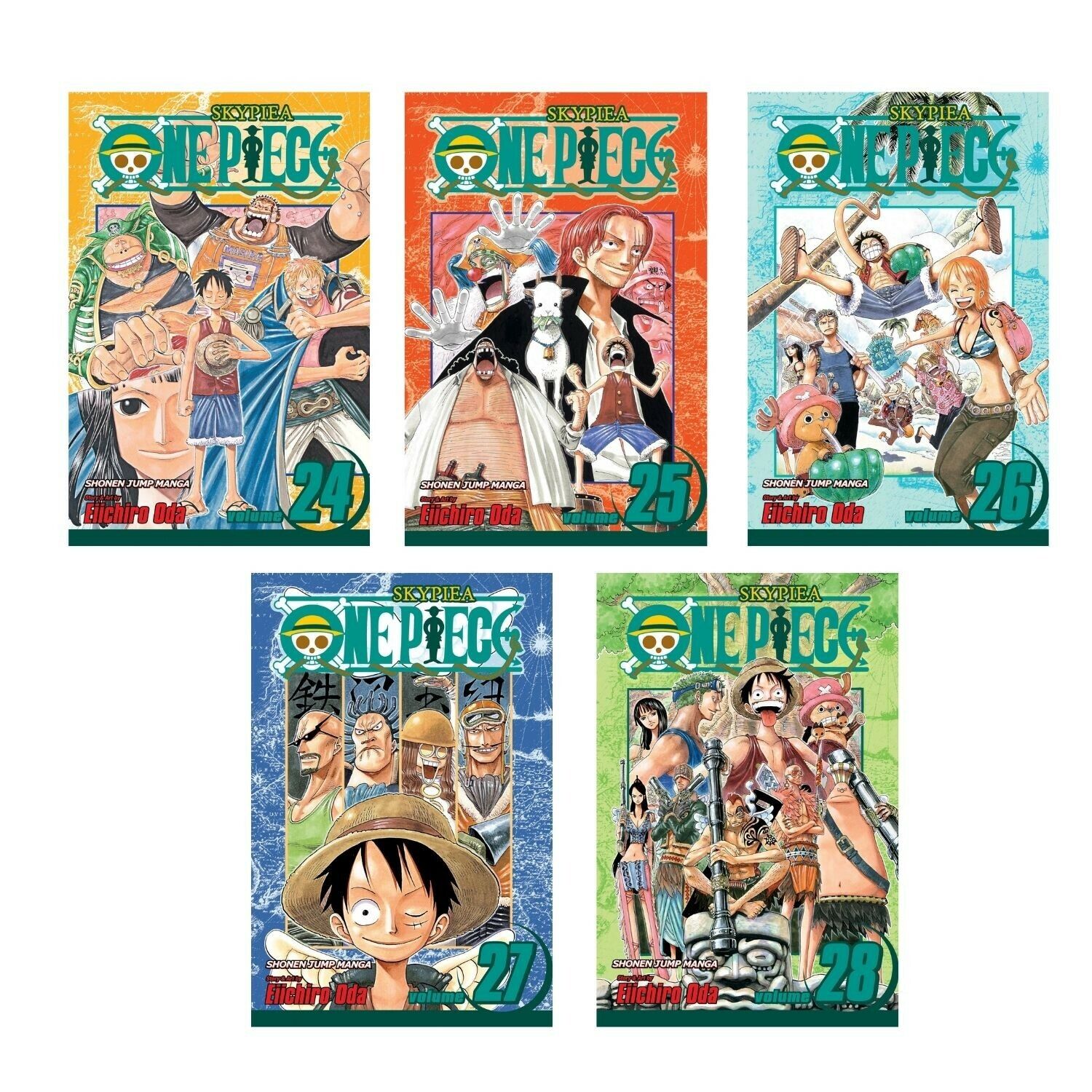 One Piece Box Set 2: Skypiea and Water Seven: Volumes 24-46 with Premium [Book]