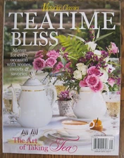 VICTORIA CLASSICS TEA TIME BLISS THE ART OF TAKING TEA 2017 SPECIAL ISSUE MENUS