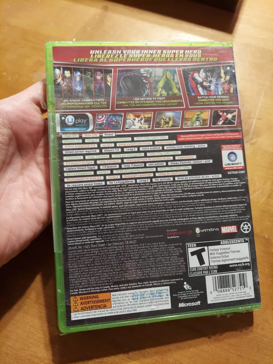 Kinect Marvel Avengers: Battle for Earth - Xbox 360 (SEMINOVO