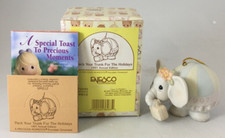 1997 Precious Moments Ornament, Pack Your Trunk For The Holidays, 272949, NEW