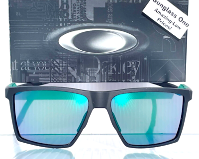 NEW Oakley FUTURITY SUN Satin Black PRIZM Jade Lens Sunglass 9482