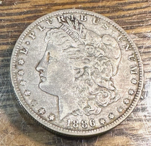 1886-O Morgan Dollar Super Original XF CHRC