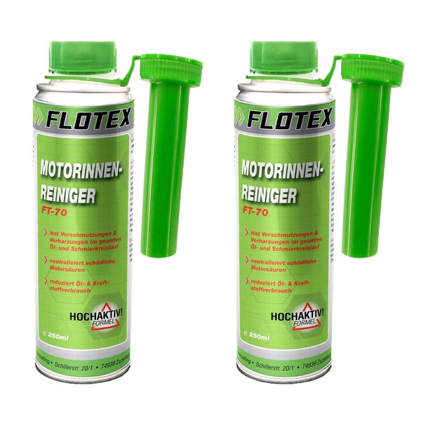 Flotex Motorinnenreiniger, 2X250Ml Additiv Motor Innen Reiniger-image