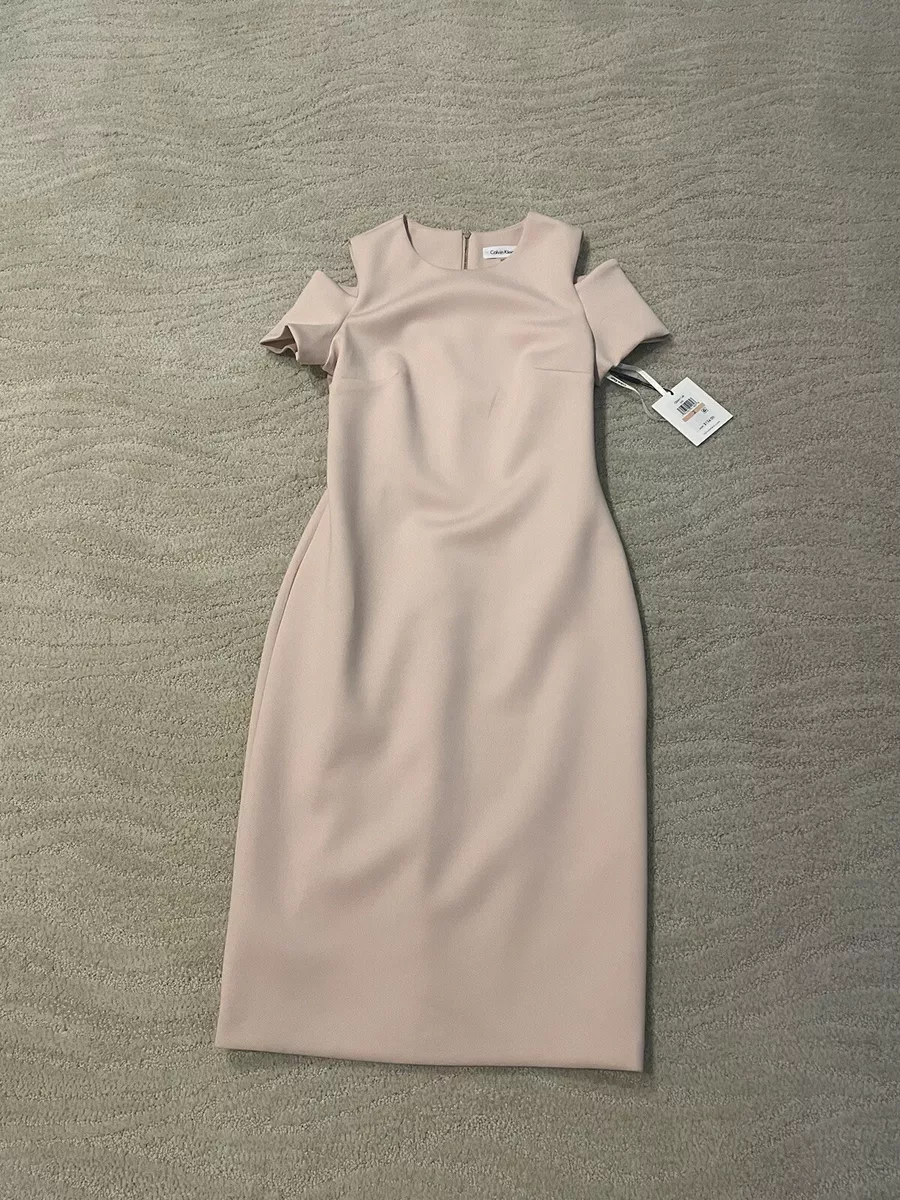 Calvin klein 2024 pale pink dress