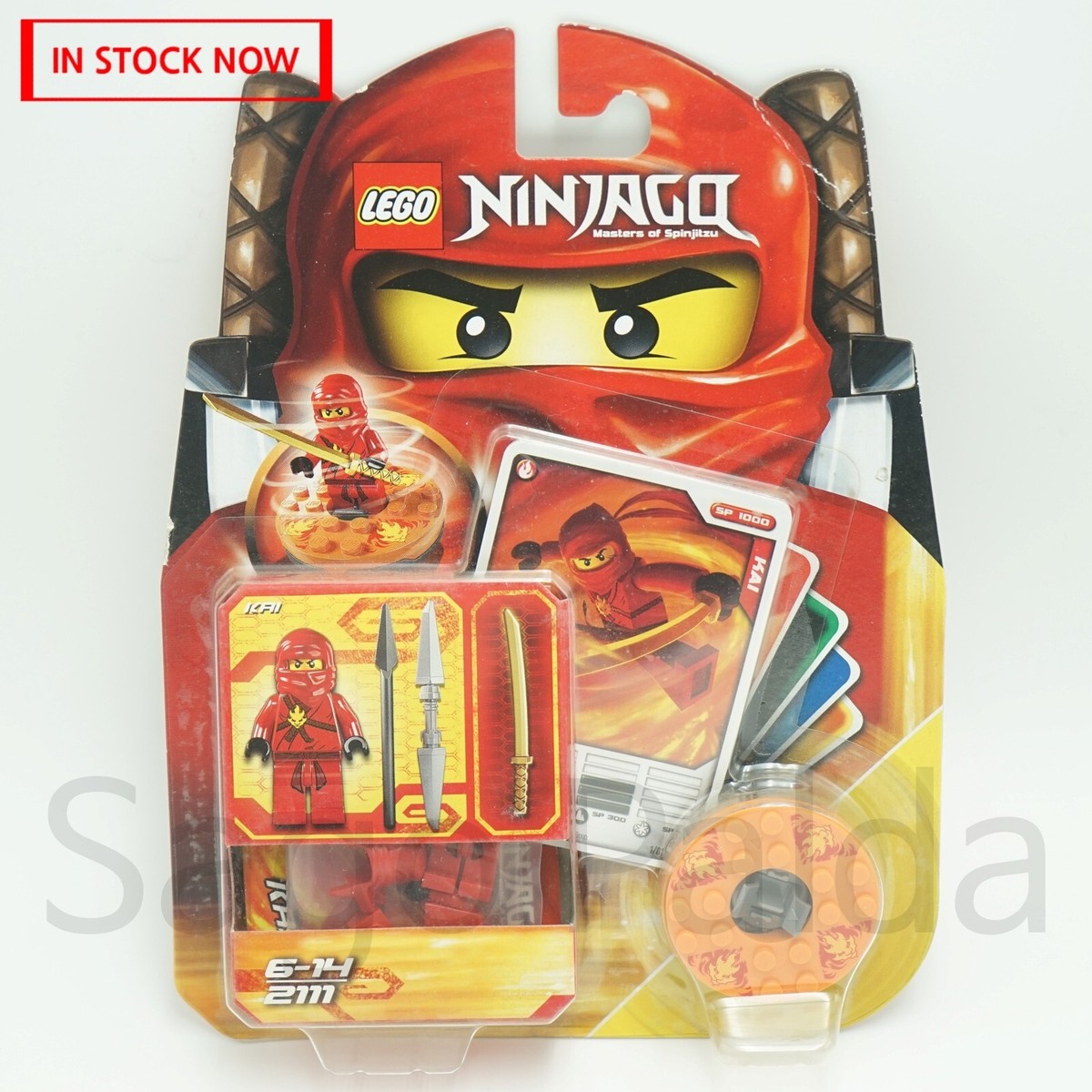 LEGO 2111 Ninjago Masters of Spinjitzu Kai New Sealed 2010