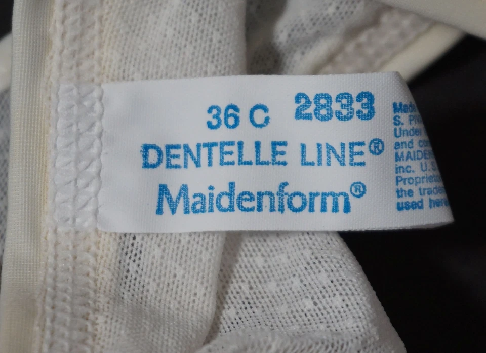 Original Maidenform Dentelle Line sexy Damen BH Dessous Größe 80 C blanc mit OVP - Bild 4 von 4