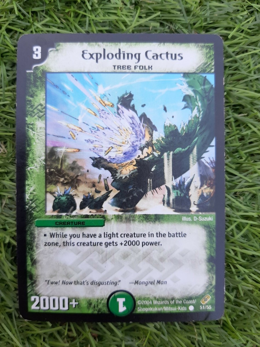 Duel Masters Trading Card Game - Exploding Cactus (51/55) | eBay UK