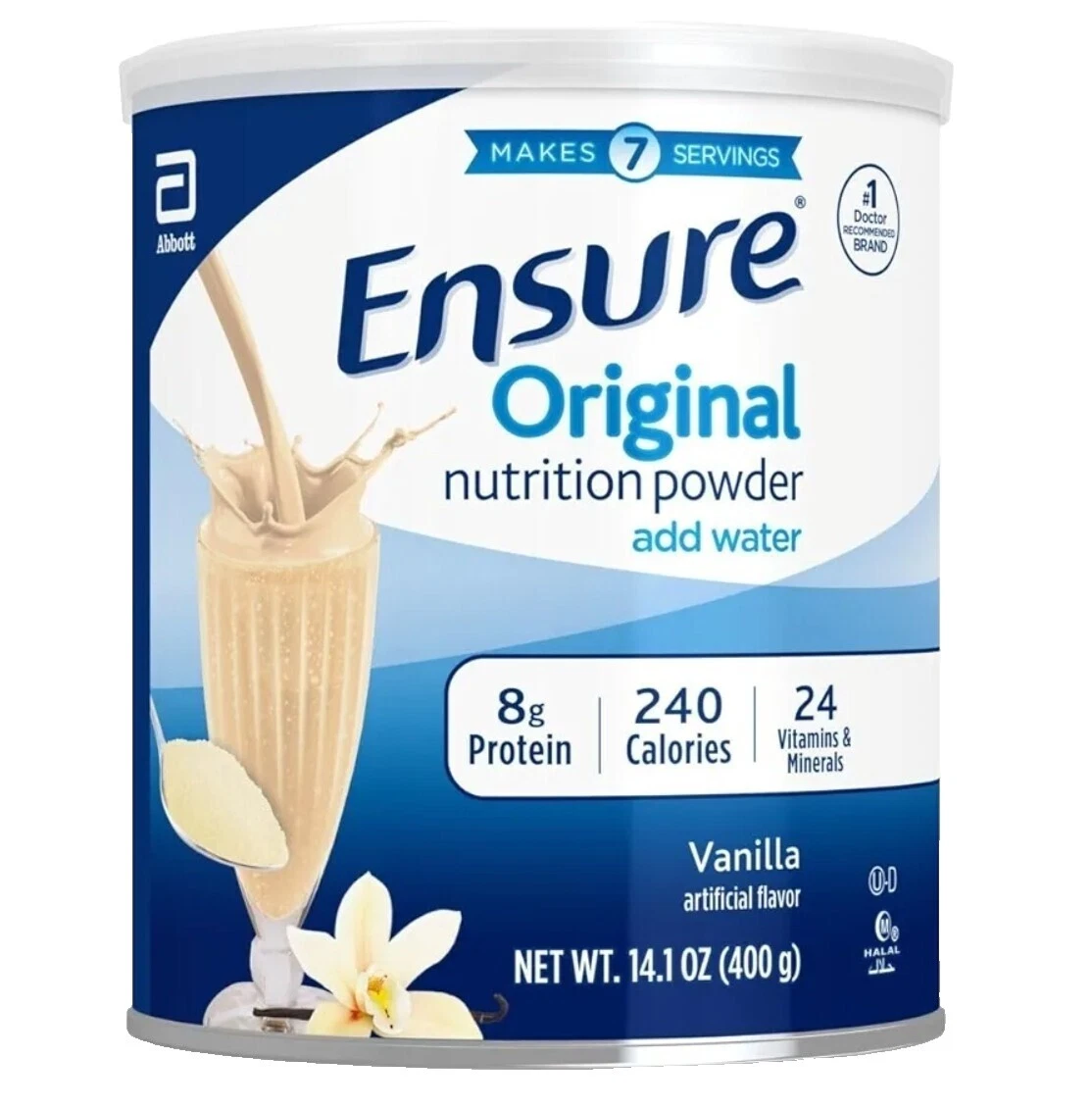 Ensure Powder Vanilla Endurance & Energy Bars, Drinks & Pills