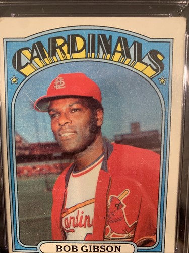 1972 Topps #130 Bob Gibson CSG 3 Very Good Vintage Cardinals Legend HoF Pop 3 - Picture 7 of 24
