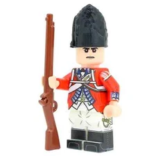 British Army Grenadier (Revolutionary War) Custom Minifigure - United Bricks